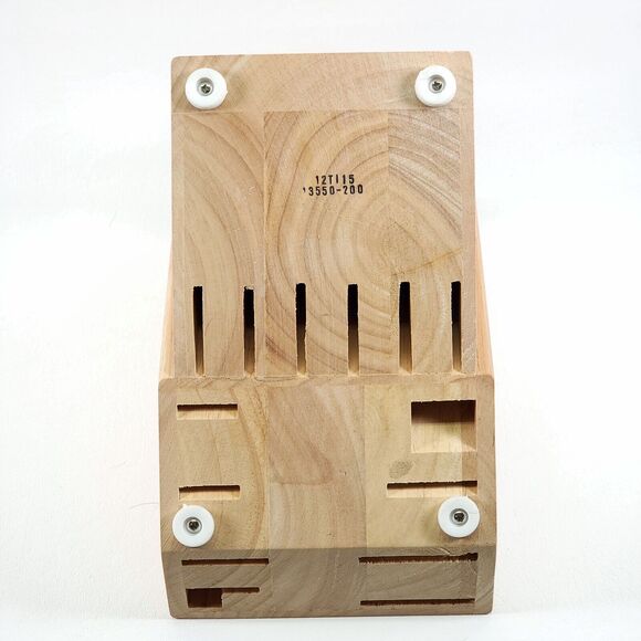J.A. Henckels International 14 Slot Knife Wood Block 13550-200 Holder Countertop - Picture 8 of 9